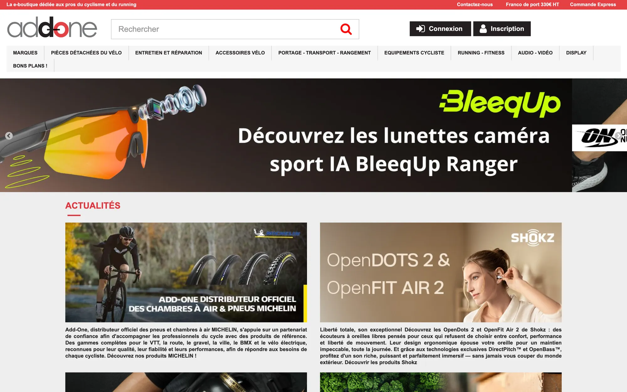 Site ADD-ONE avant la refonte
