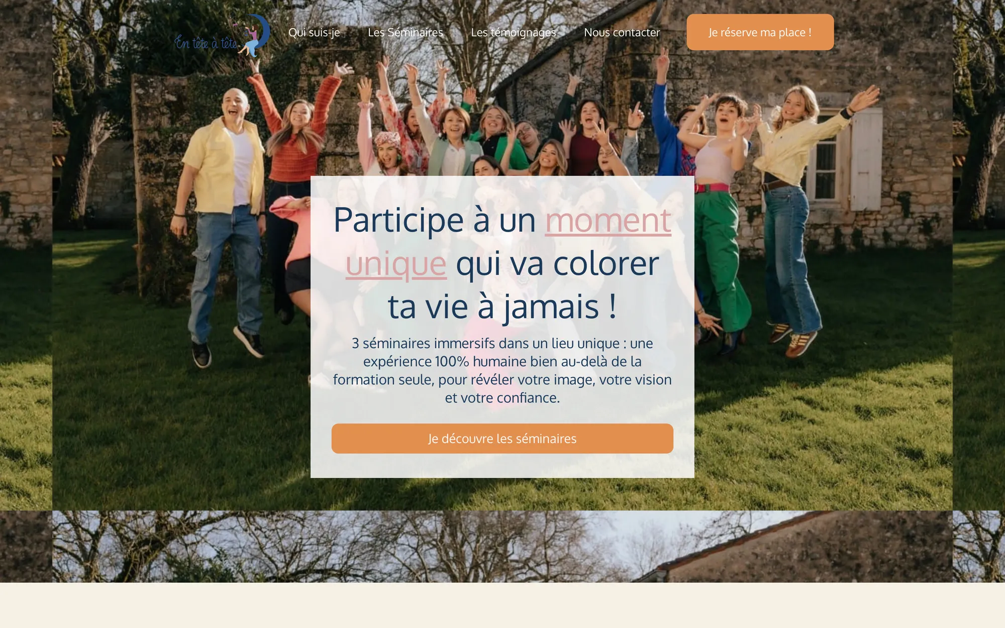 Page des séminaires En Tête à Tête